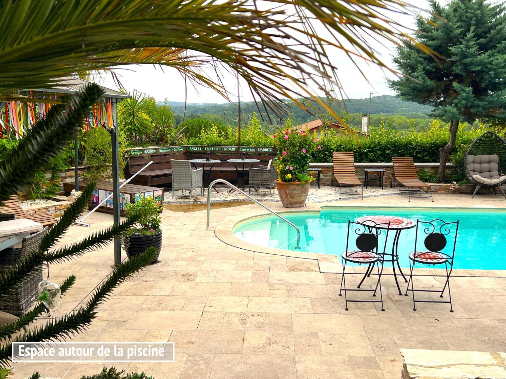 Villa Merkel - 27 Pers - 11 Chambr - 10 Wc - Piscine อองเกลต์ ภายนอก รูปภาพ