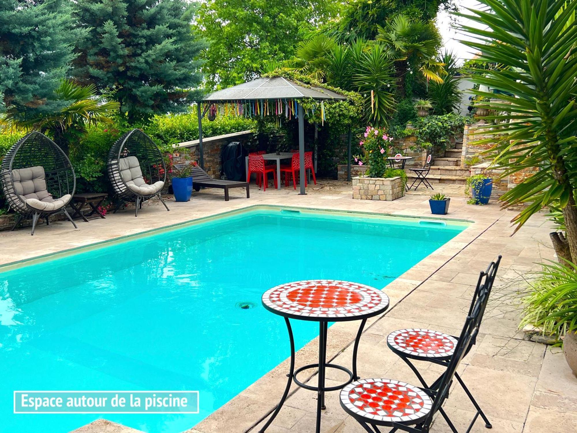 Villa Merkel - 27 Pers - 11 Chambr - 10 Wc - Piscine อองเกลต์ ภายนอก รูปภาพ